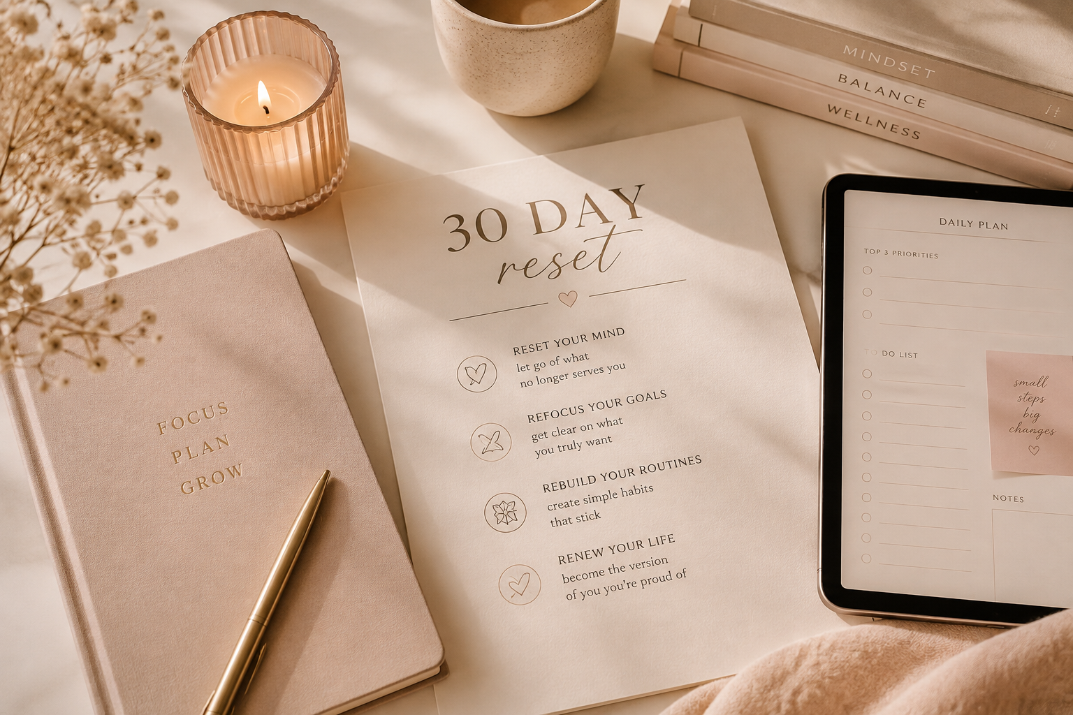 How to Reset Your Life in 30 Days